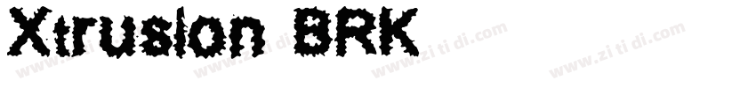 Xtrusion BRK字体转换